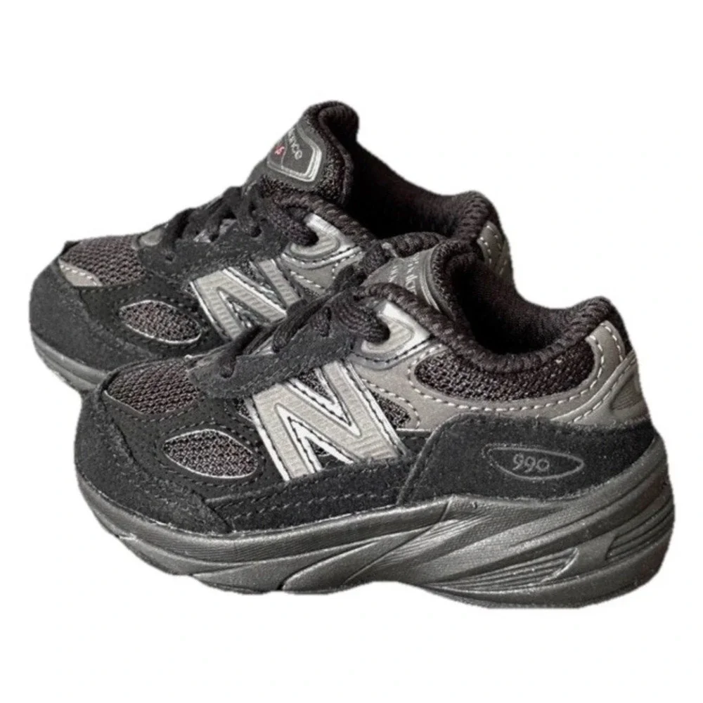 New Balance Toddler Kids 5c 990 v6‎ Black/Black IC990BB6 NEW W/ BOX